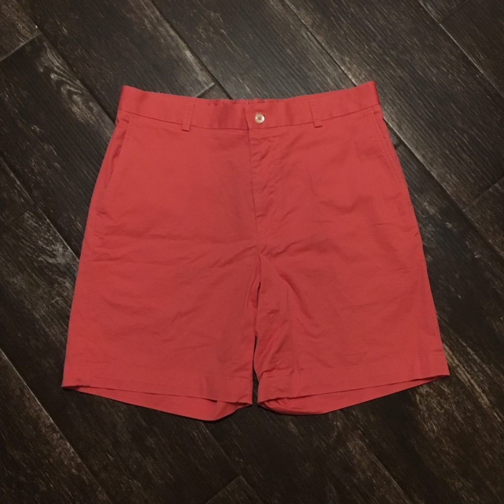 Southern Tide Salmon Flat Front Shorts Sz 35